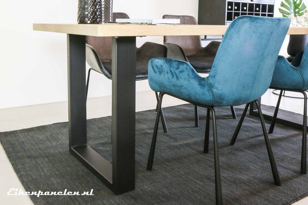 Tafelpoten U-koker (set van 2) - eikenpanelen.nl