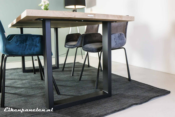 Tafelpoten U-koker (set van 2) - eikenpanelen.nl