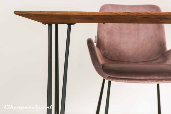 Tafelpoten hairpin zwart (set van 4) - eikenpanelen.nl