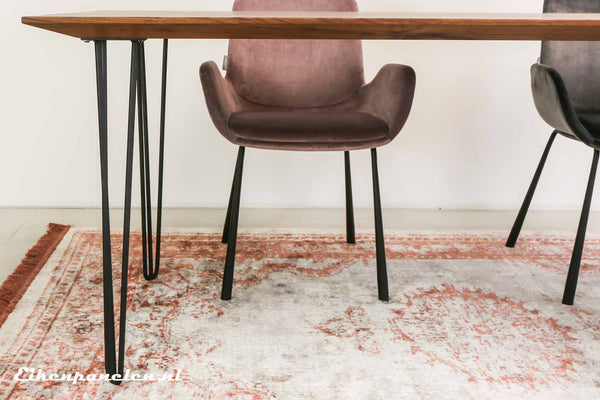 Tafelpoten hairpin zwart (set van 4) - eikenpanelen.nl