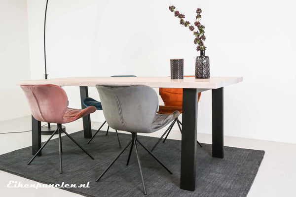 Tafelpoten trapezium (set van 2) - eikenpanelen.nl